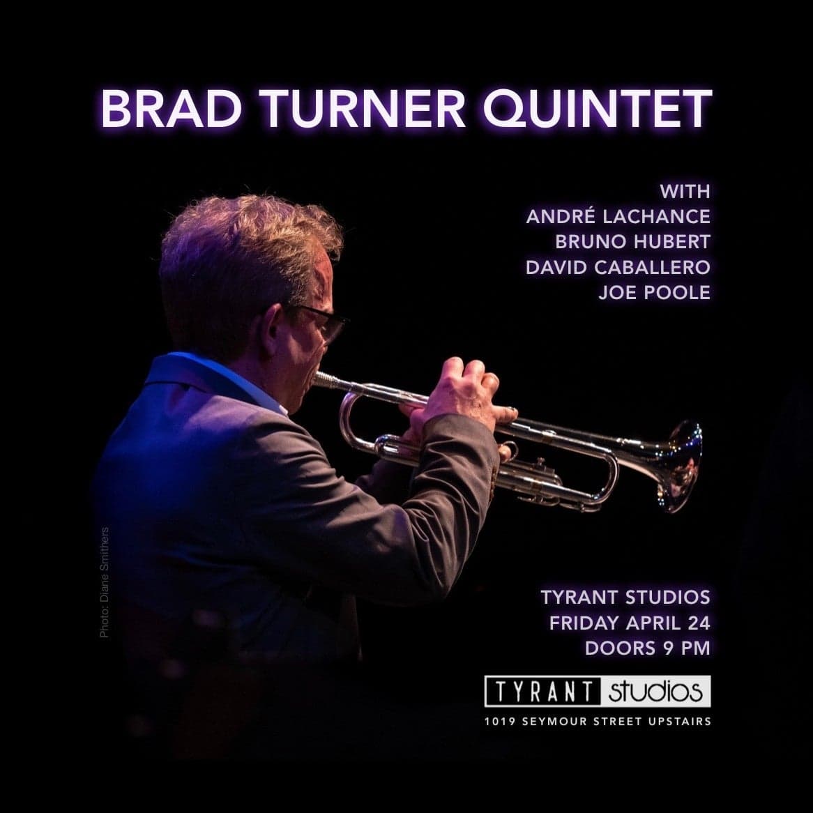 Friday Jazz: Brad Turner Quintet at Tyrant Studios