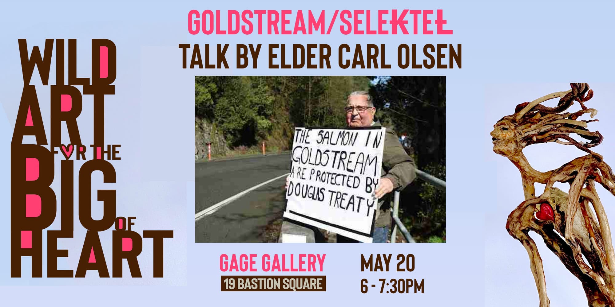 A Talk by Elder Carl Olsen about Goldstream/SELE₭TEȽ at 19 Bastion Square Victoria, BC, V8W 1J1