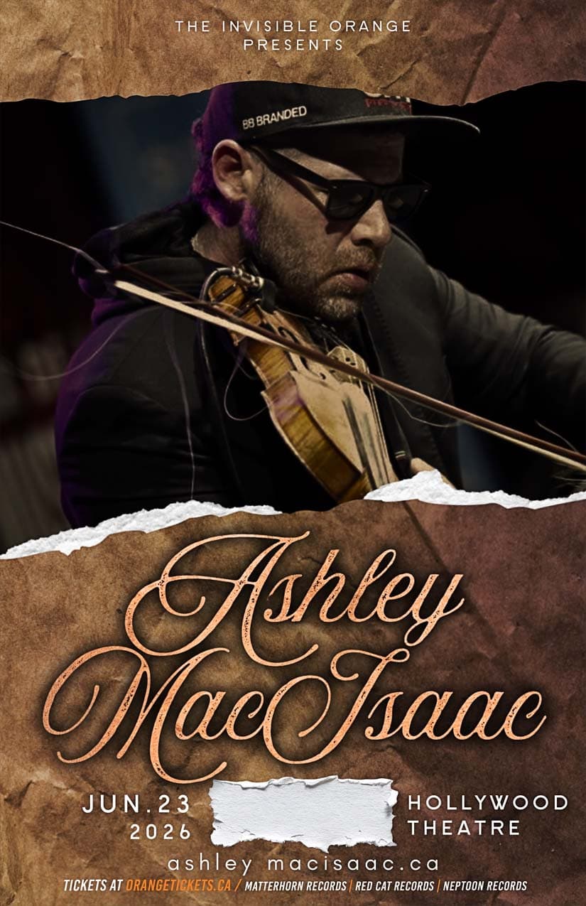 Ashley Macisaac Live In Vancouver at Hollywood Theatre
3123 W Broadway Ave.