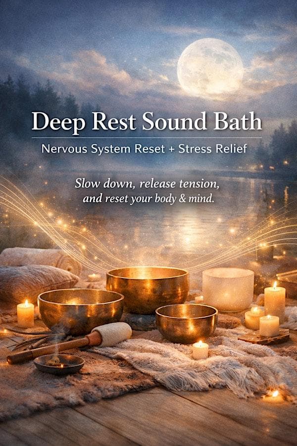 Deep Rest Sound Bath | Nervous System Reset + Stress Relief at Tuck-N-Tumble Gymnastics