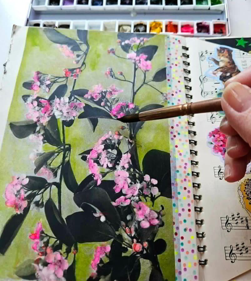 Art for Wellness: MINDFUL VINTAGE PHOTO PAINTING at Emily Carr House