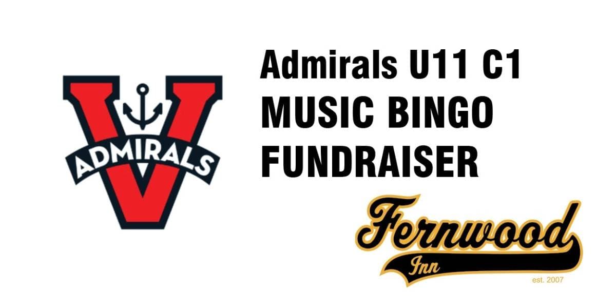 Admirals U11 C1 Music Bingo at 1302 Gladstone Avenue