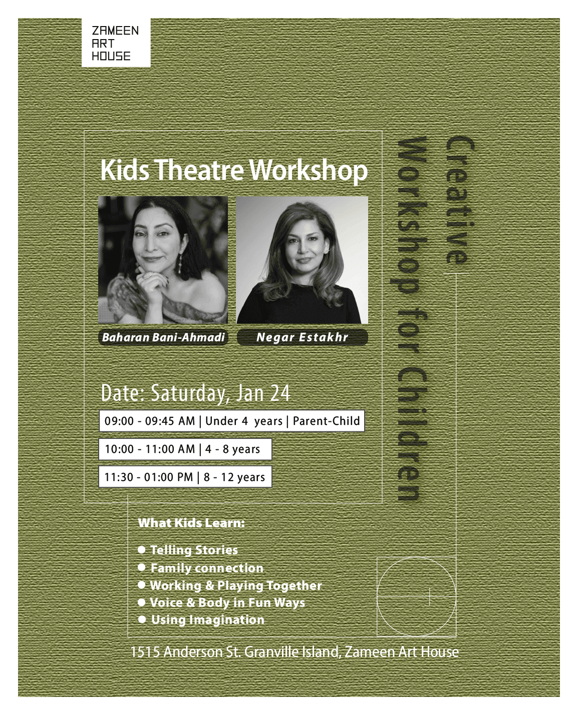 Kids Theatre Workshop at Zameen Art House
