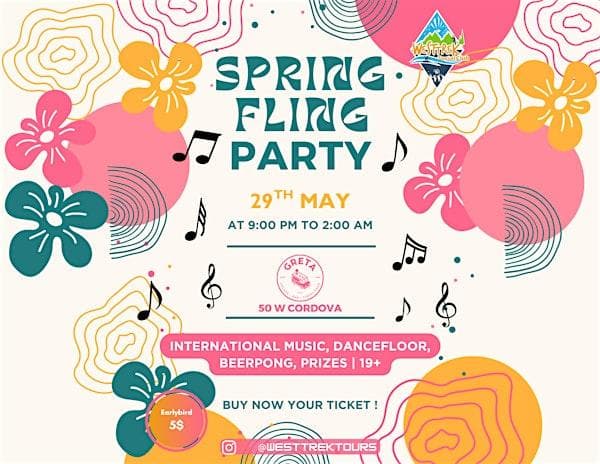 West Trek's Spring Fling Party at GRETA Bar YVR