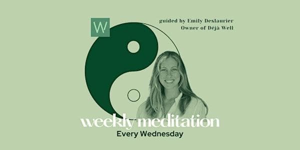 Weekly Meditation With Emily (Members + Paid Drop-Ins Only) at KWENCH Coworking & Culture Club