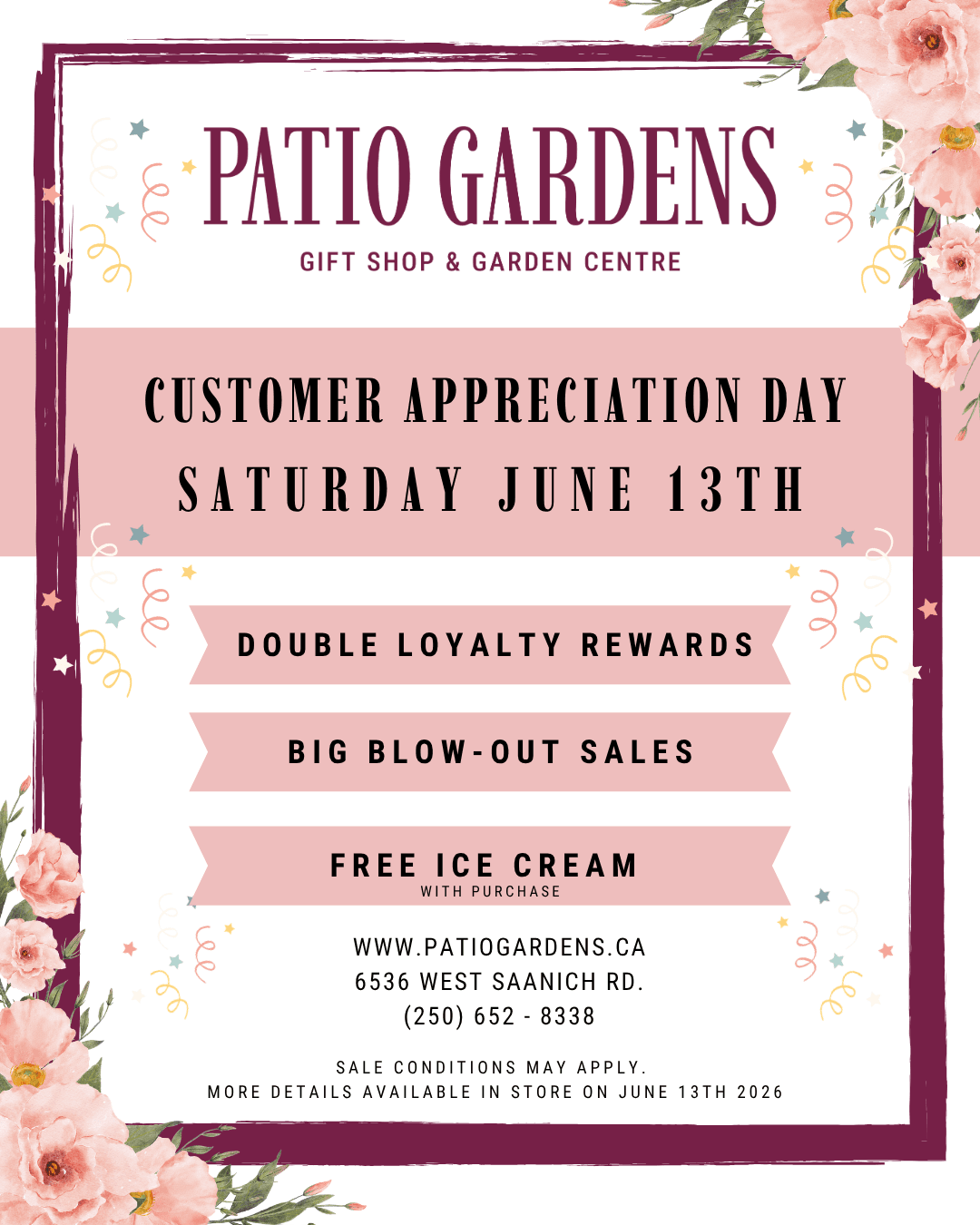 Customer Appreciation Day! — Community Events in Victoria