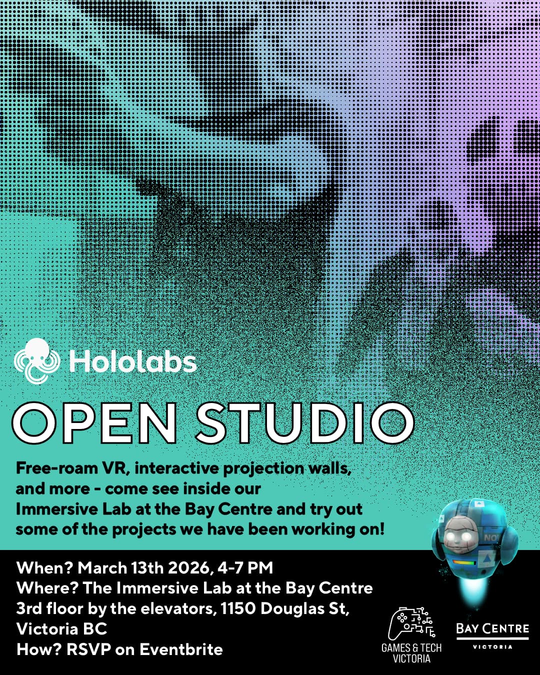 Hololabs Immersive Lab - Open Studio at Immersive Lab at the Bay Centre, 3rd floor by the elevators