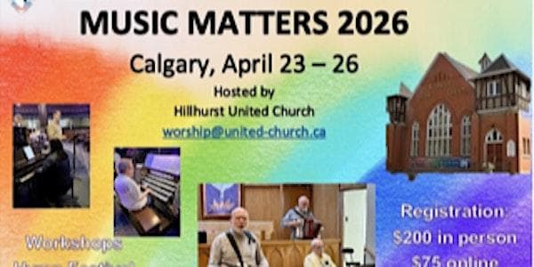 Music Matters 2026 at Hillhurst United Church