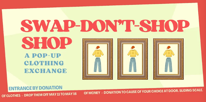 Swap Don’t Shop - Clothing Swap at TheDock Center for Social Impact 722 Cormorant Street Victoria, BC V8W1P8