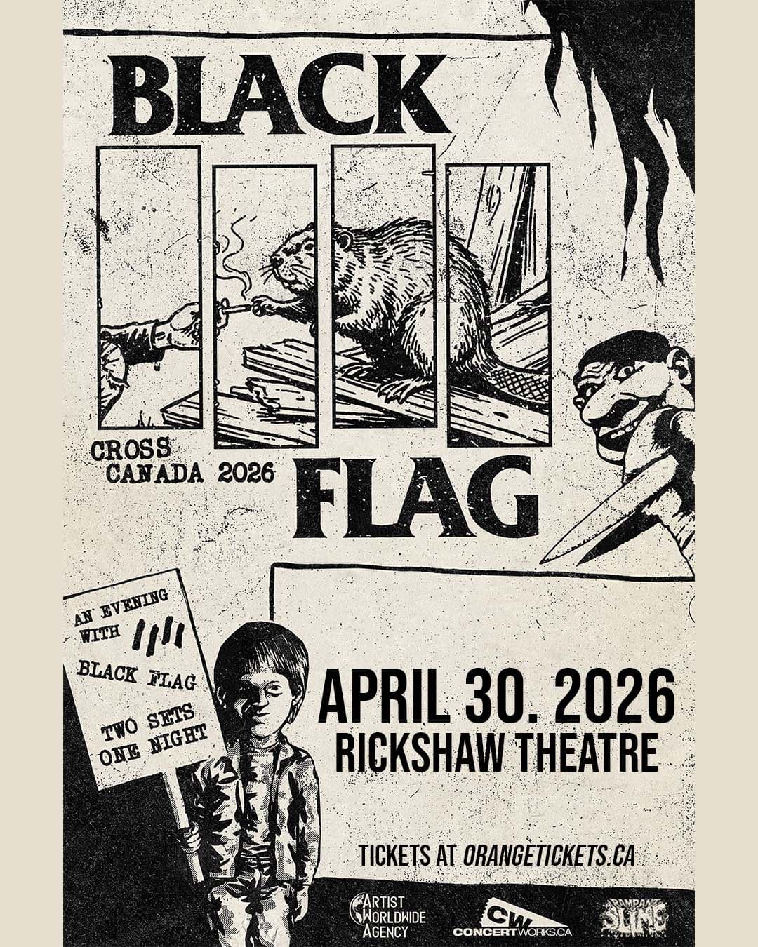 An Evening With Black Flag at Rickshaw Theatre
254 East Hastings Street