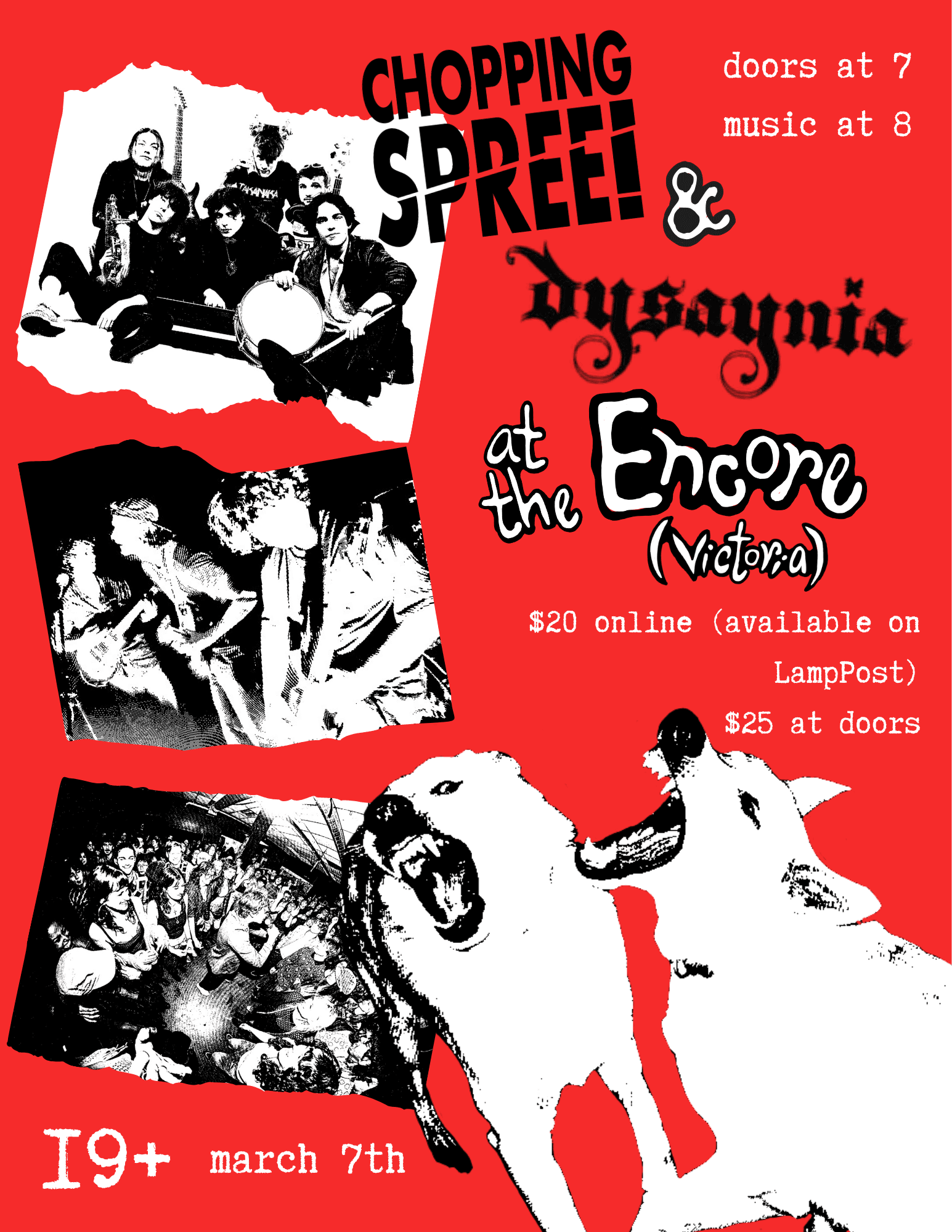 Chopping Spree! with Dysaynia Live At Encore Victoria at Encore Victoria