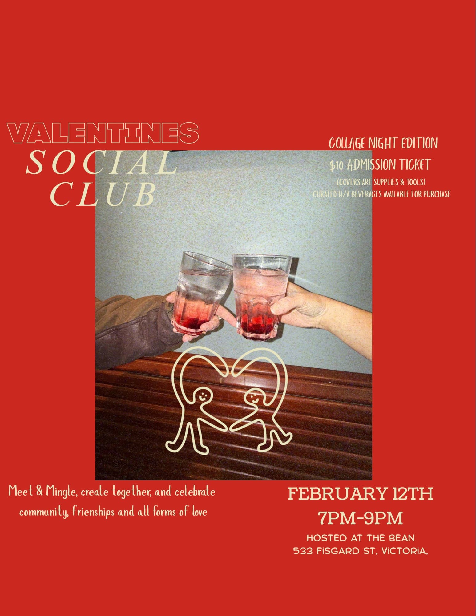 Valentine's Social Club- Collage Night Edition at 533 Fisgard Street