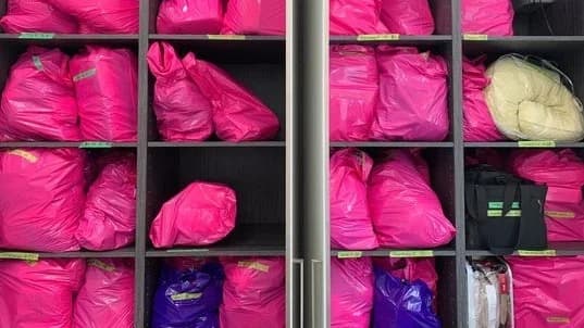 Packing Client Requests / Care Packages at Made by Momma Resource Centre