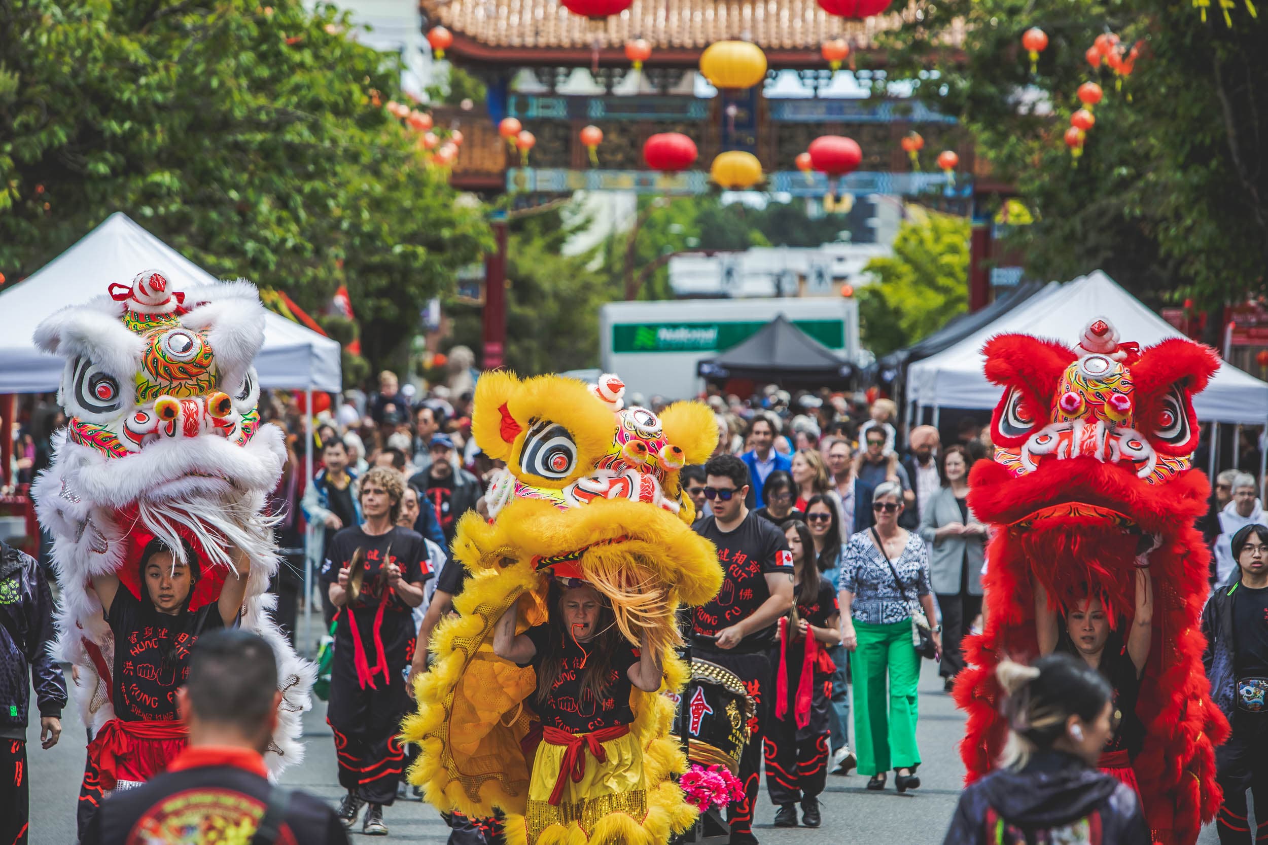 Awakening Chinatown at Lower Fisgard Street, Victoria BC