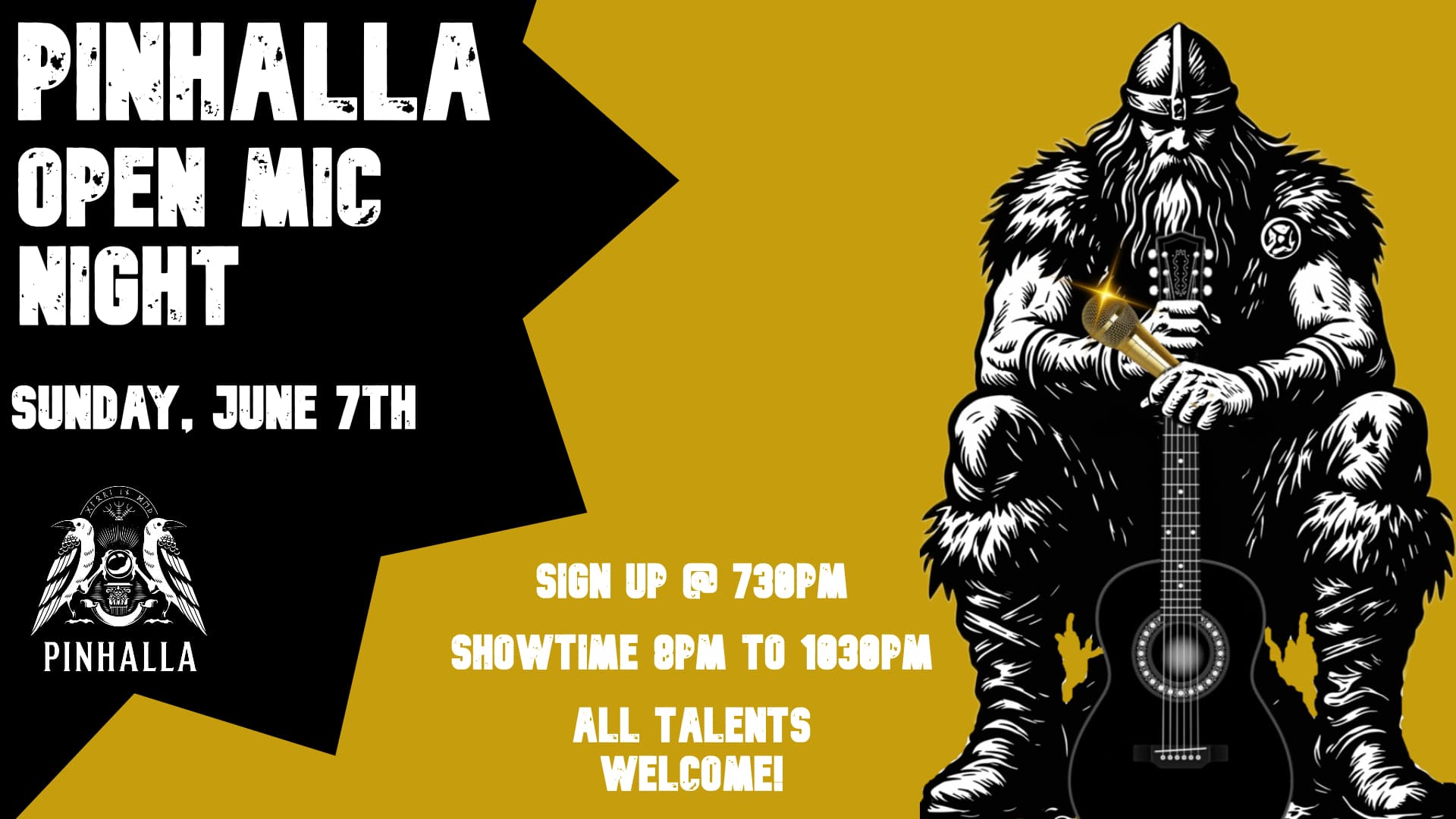 Pinhalla Open Mic Night at Pinhalla Pizzeria