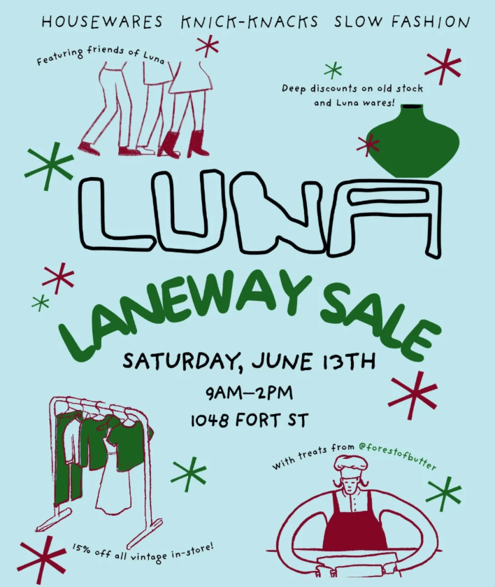 Luna Laneway Sale — Community Events in Victoria