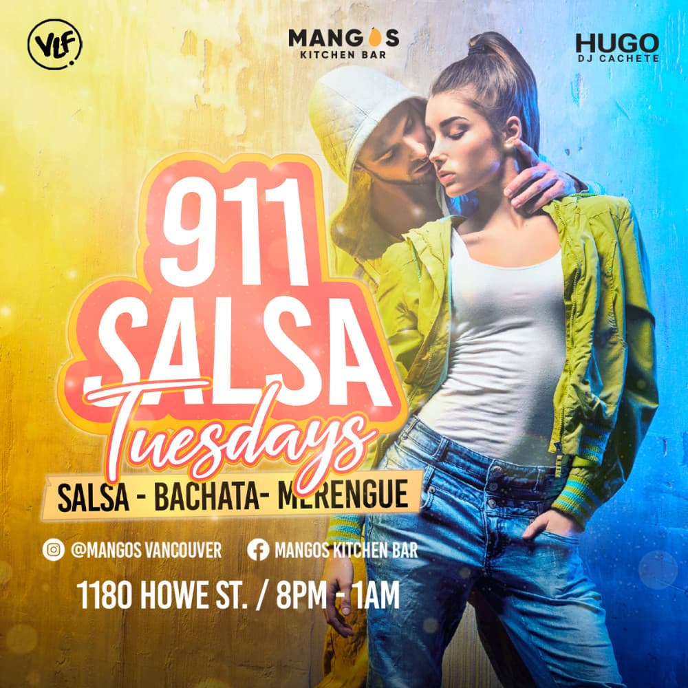 911 Salsa Tuesdays at Mangos Kitchen Bar