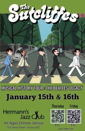 The Sutcliffes | Musical History Tour : The Beatles' Legacy at Hermann's Jazz Club