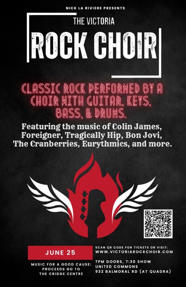 The Victoria Rock Choir at United Commons - 932 Balmoral Rd