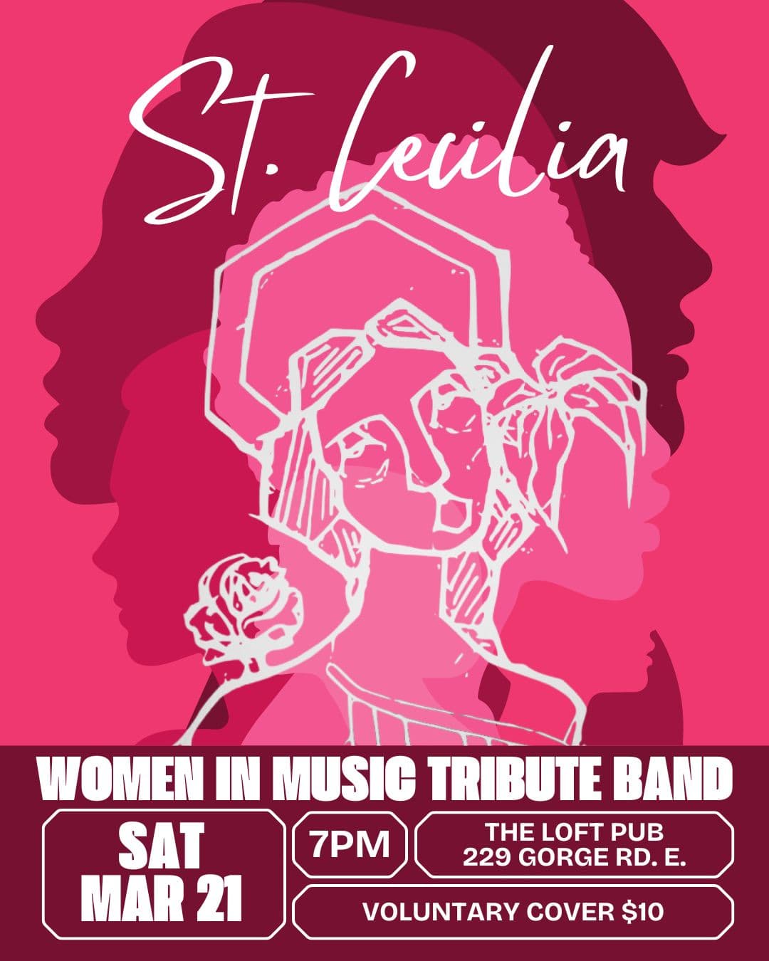 St. Cecilia * Women in Music at The Loft Pub * 229 Gorge Rd. E.
