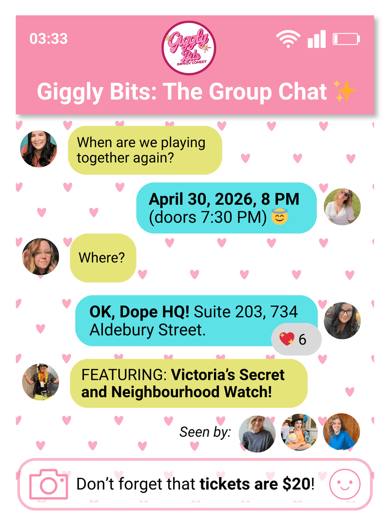 Giggly Bits: The Group Chat at OK Dope HQ