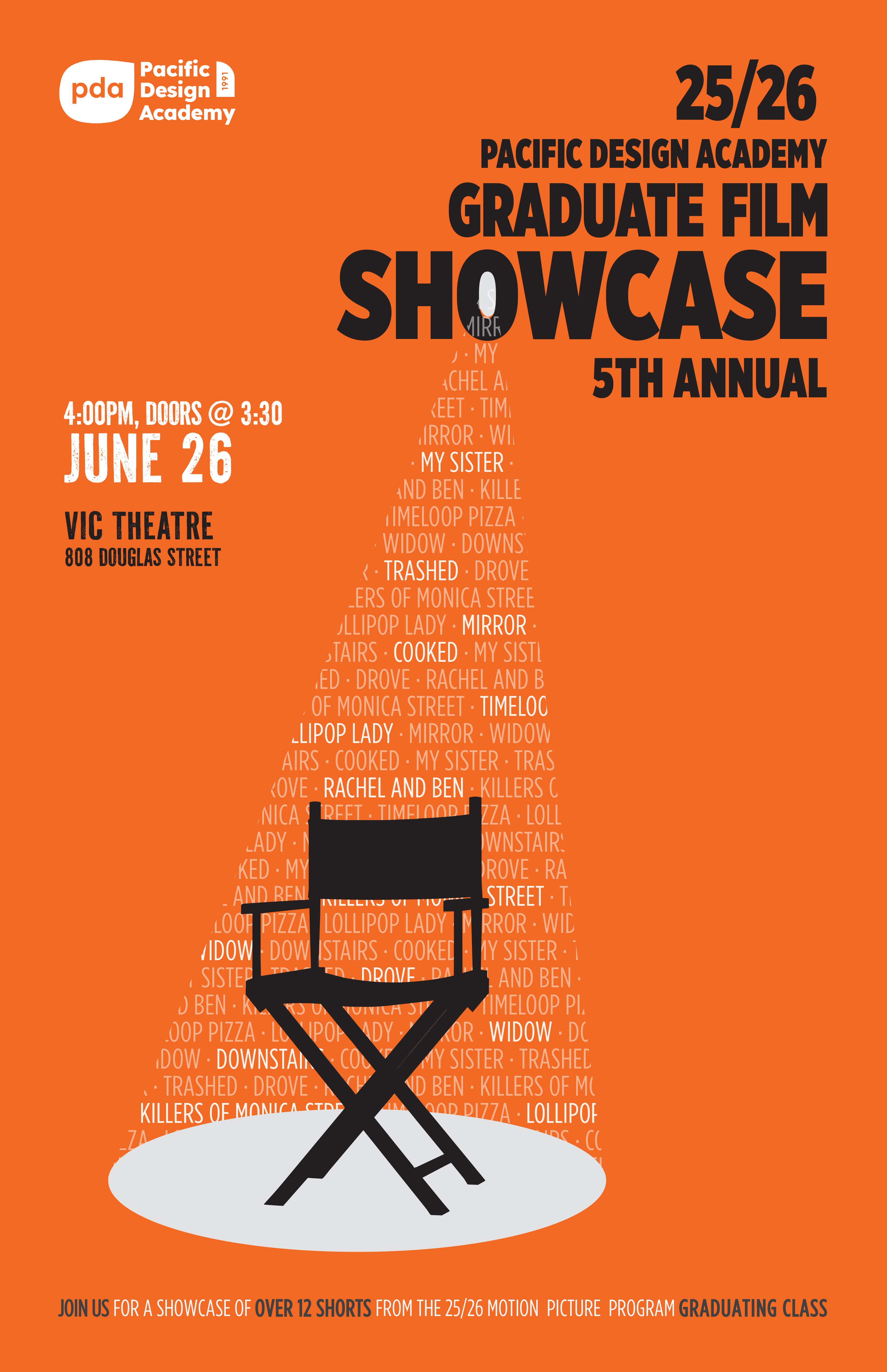 5th Annual Graduate Film Showcase — Arts & Creative in Victoria