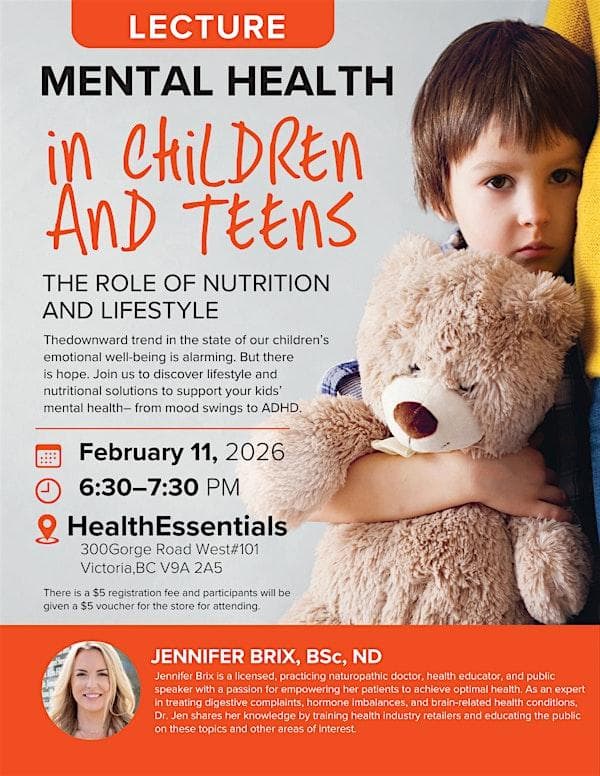 Mental Health in Children and Teens with Dr. Jen Brix at Health EssentialsVictoria
