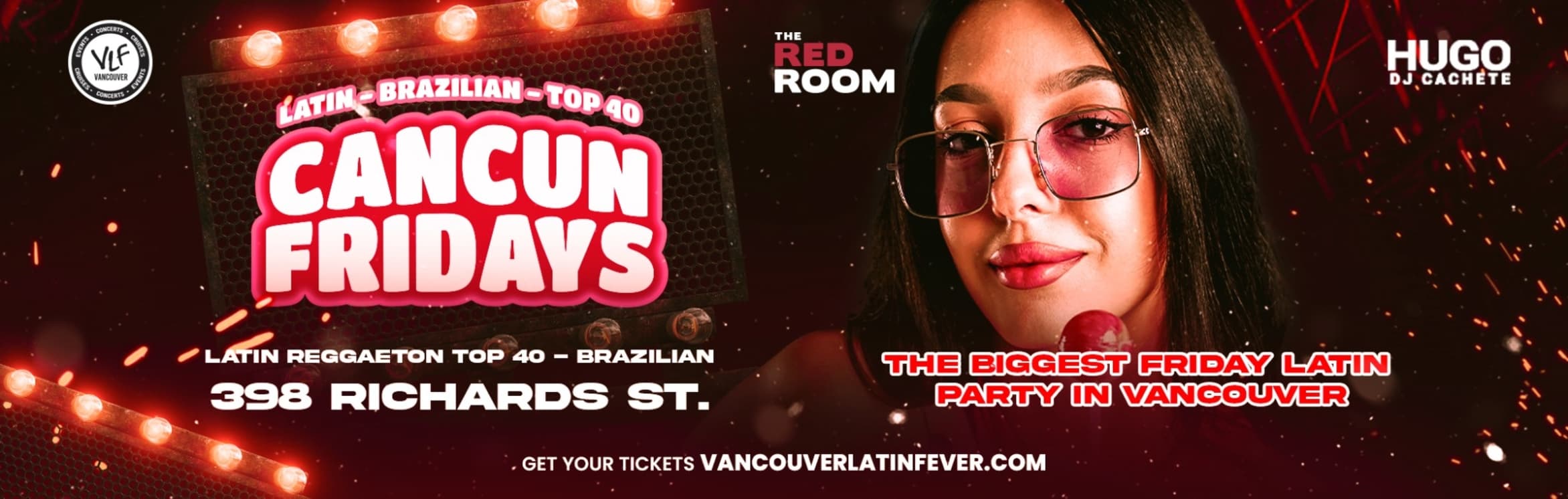 Cancun Nites at Red Room at Red Room, 398 Richards St, Vancouver, BC V6B 4Y2