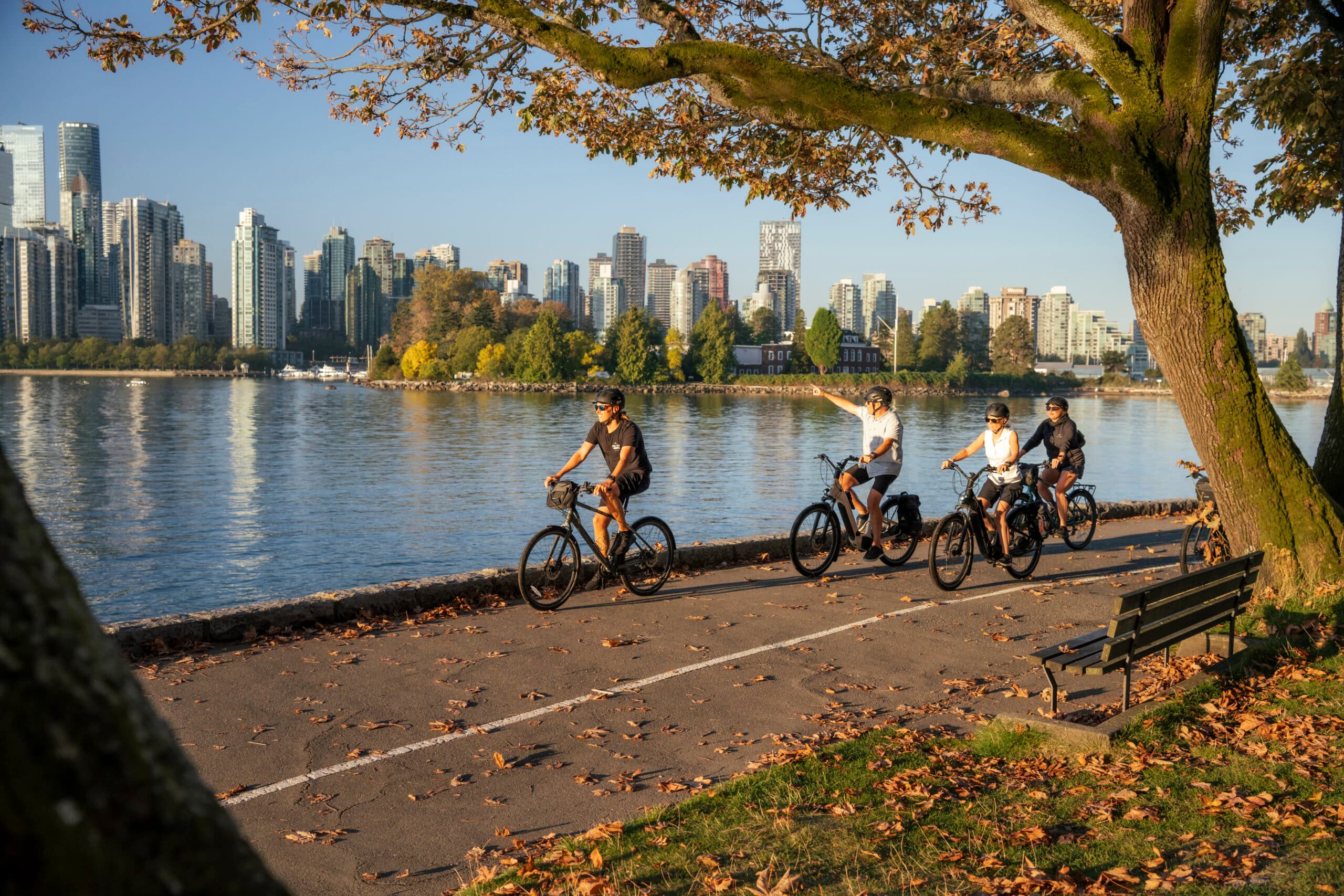 Bike and Bites at Stanley park rentals (786 Denman street)
