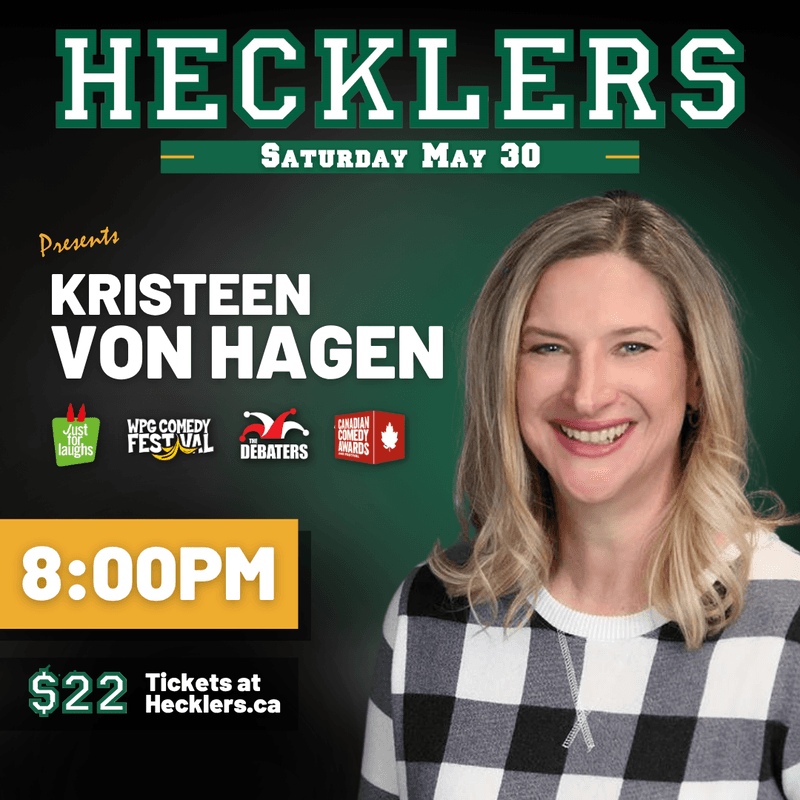 Hecklers Presents: Kristeen Von Hagen at Hecklers Bar & Grill