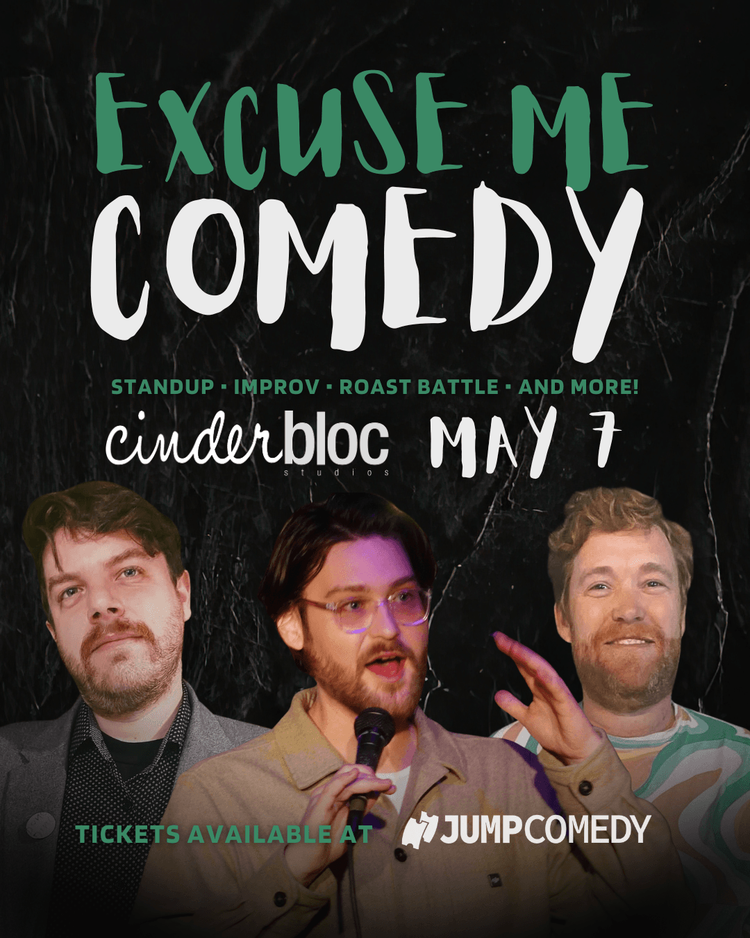 Excuse Me Comedy at Cinderbloc Studios