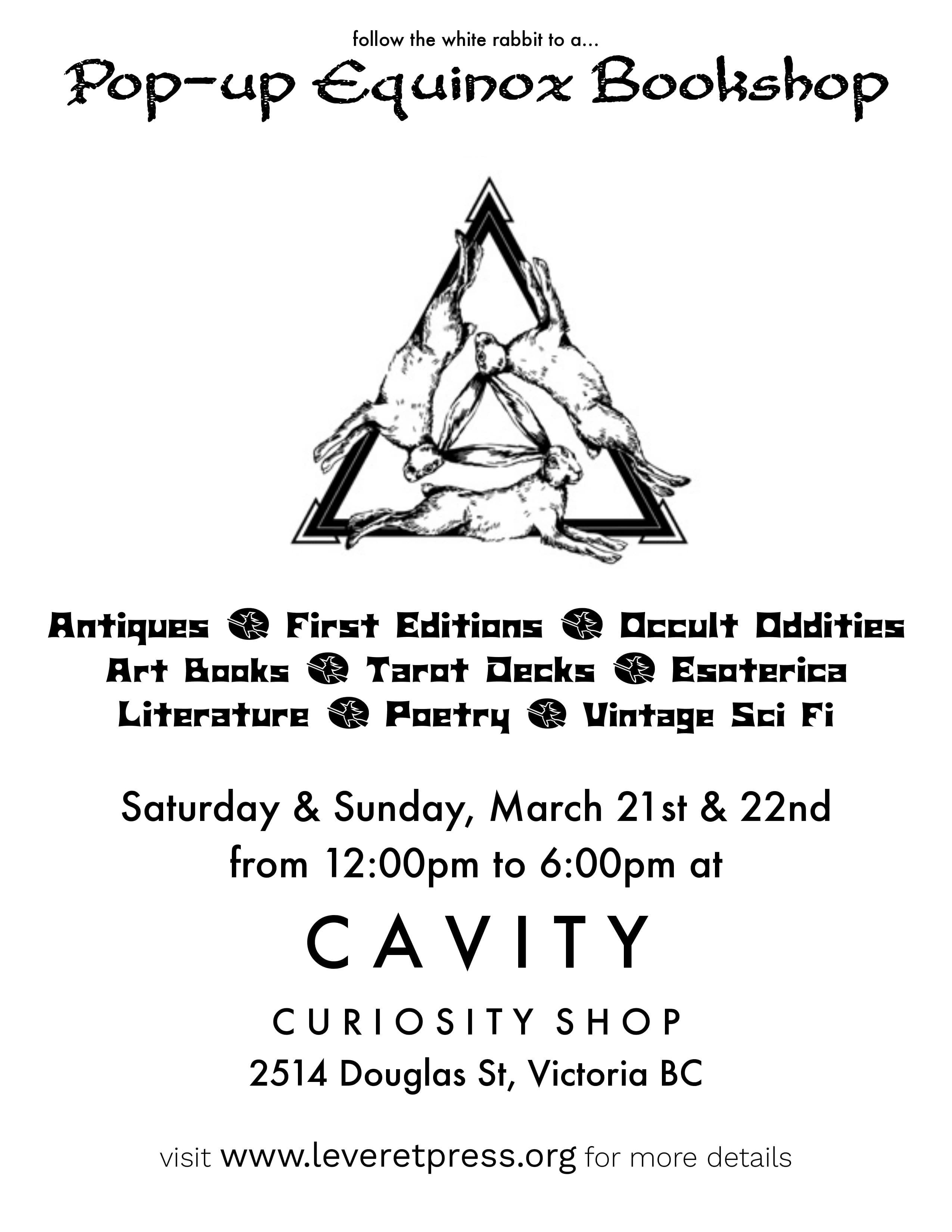 Equinox Pop-Up Occult Book Shop — Arts & Creative in Victoria