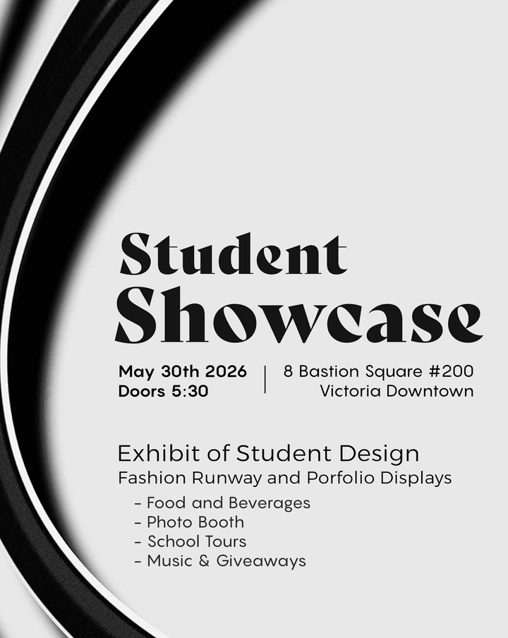 Student Showcase - Pacific Design Academy at 8 Bastion Square #200, Victoria, BC V8W 1H9