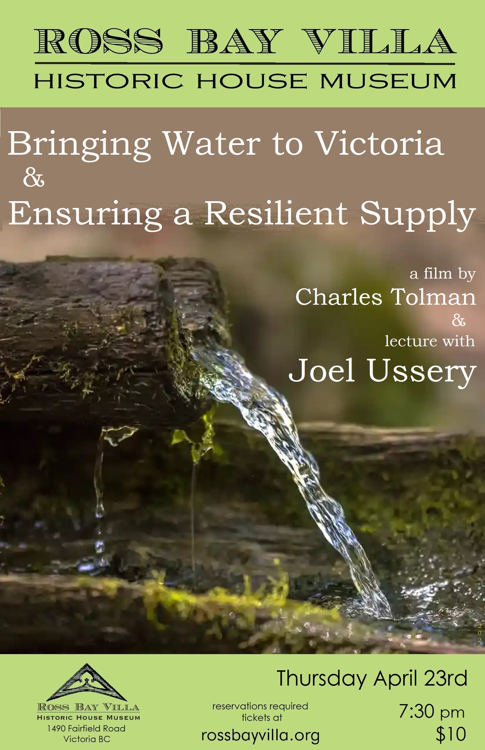 Bringing Water to Victoria & Ensuring a Resilient Supply at Ross Bay Villa Historic House Museum