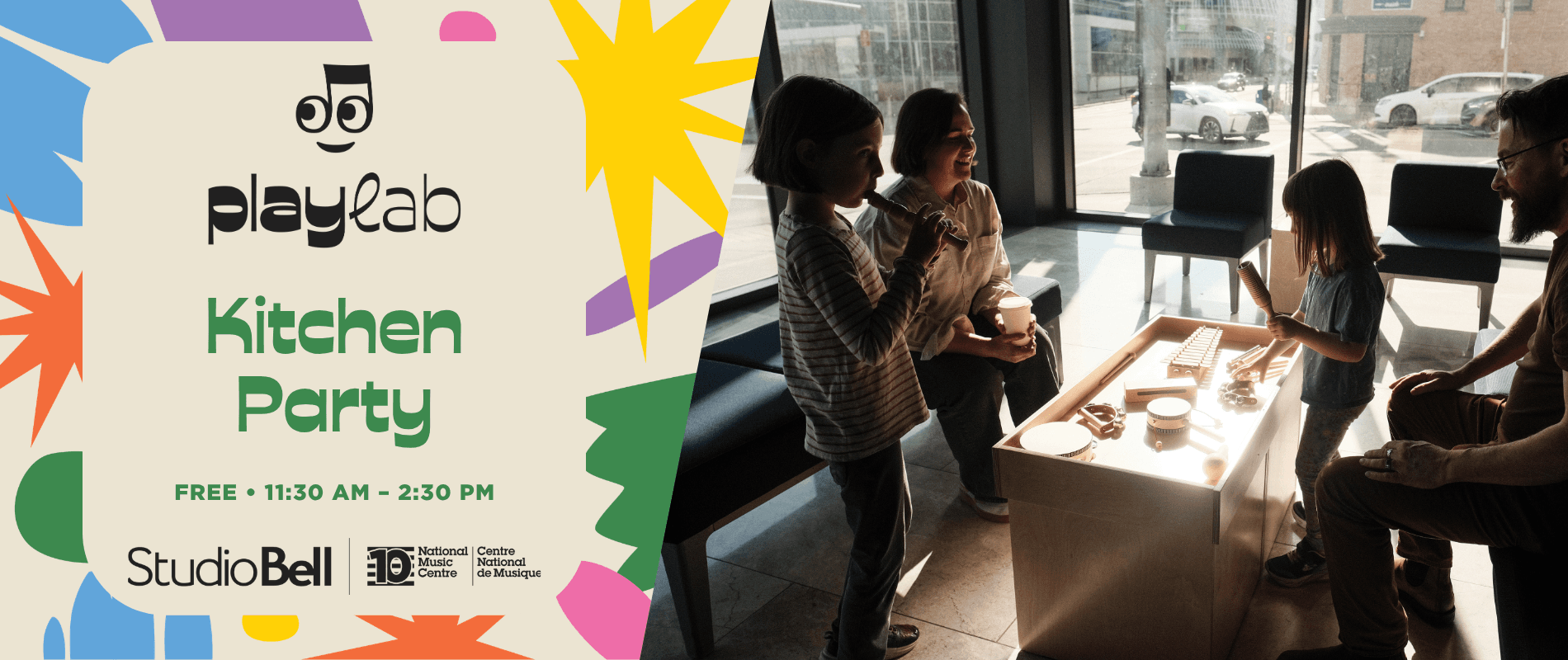 Playlab: Kitchen Party at Studio Bell