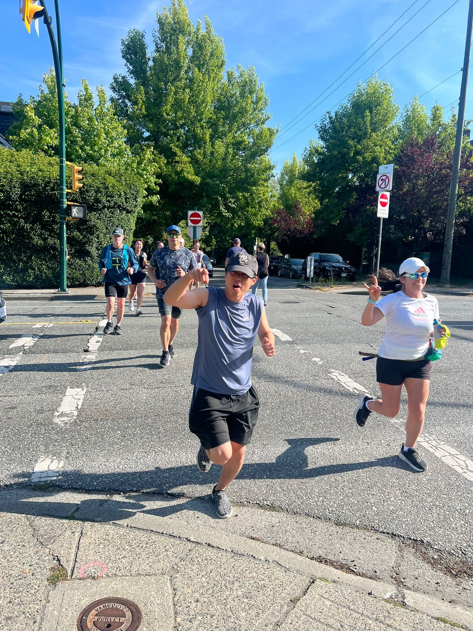 Striderz Run Club in Vancouver at Olympic Village