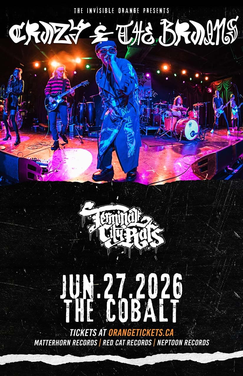 Crazy & The Brains With Terminal City Rats Live In Vancouver at The Cobalt
917 Main Street