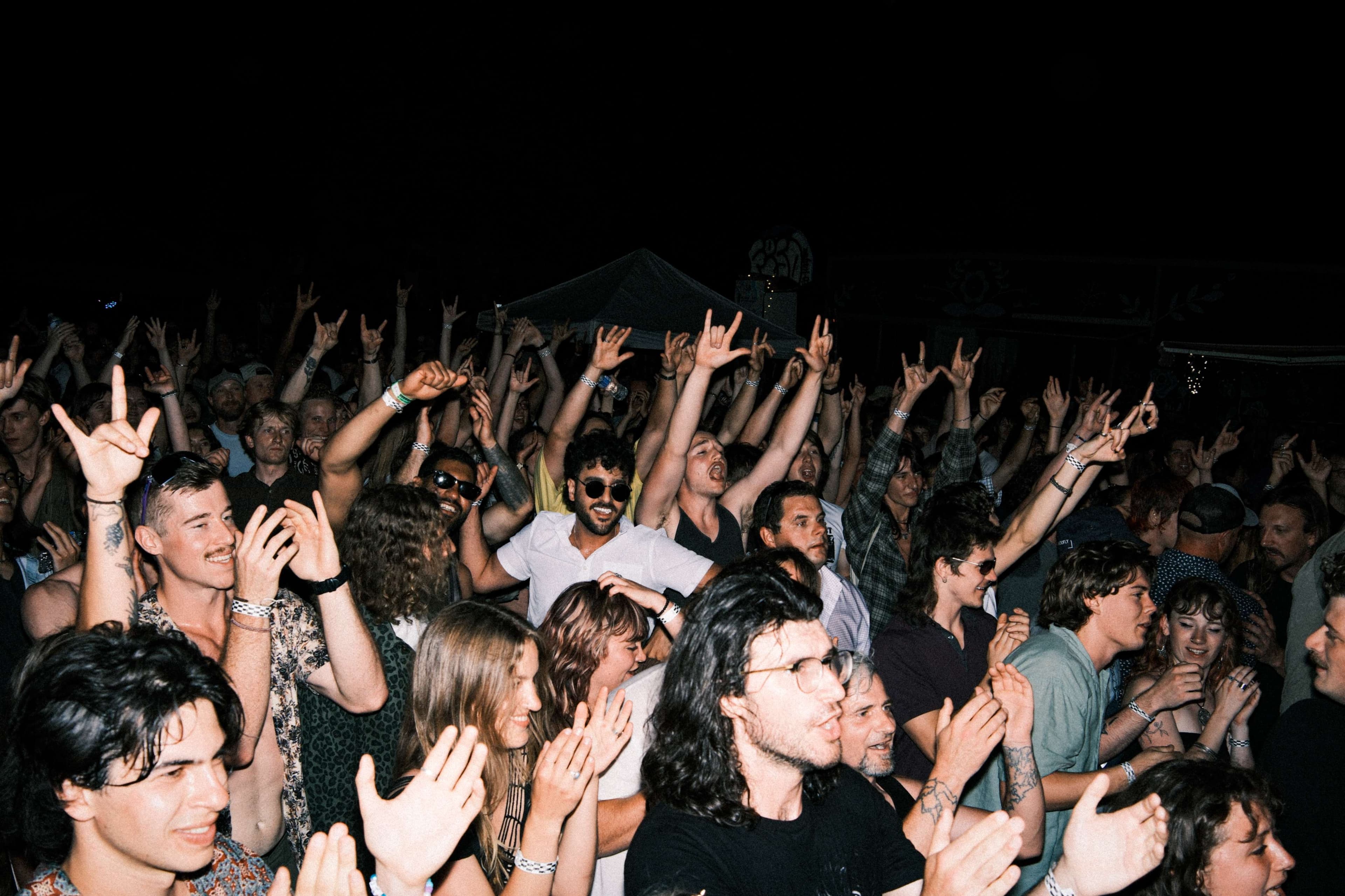 Crowd at a local live event